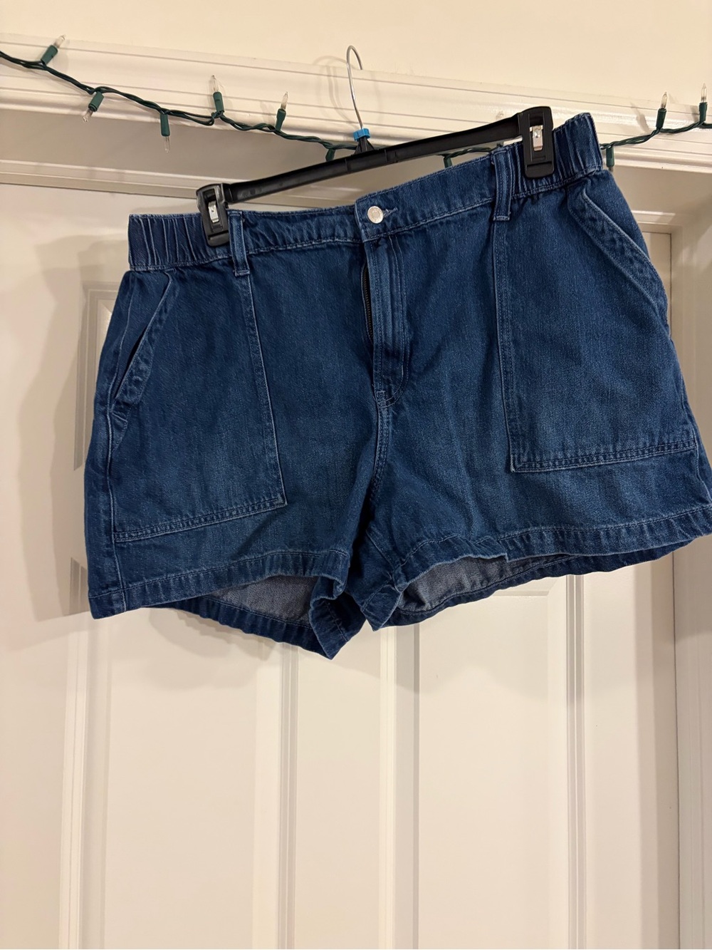 Women’s Dark Blue Denim Shorts